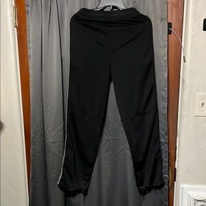 Black Track Pants with White Stripes Old Navy
